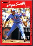 1990 Donruss #106 Bryn Smith Baseball Card - Montreal Expos 