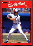 1990 Donruss #220 Tim Wallach Baseball Card - Montreal Expos 