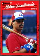 1990 Donruss #224 Nelson Santovenia Baseball Card - Montreal Expos 
