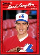 1990 Donruss #338 Mark Langston Baseball Card - Montreal Expos 