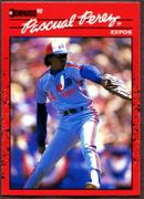 1990 Donruss #342 Pascual Perez Baseball Card - Montreal Expos 