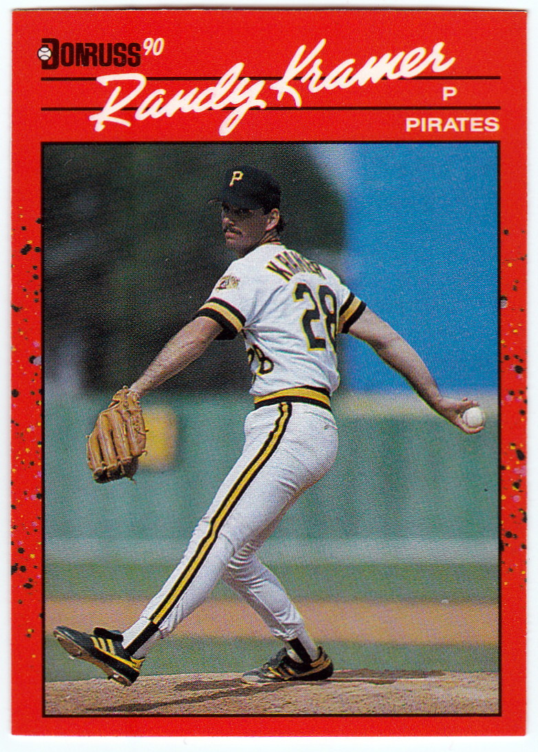 1990 Donruss 409 Randy Kramer Baseball Card Pittsburgh Pirates