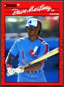 1990 Donruss #452 Dave Martinez Baseball Card - Montreal Expos 