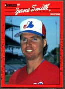 1990 Donruss #460 Zane Smith Baseball Card - Montreal Expos 