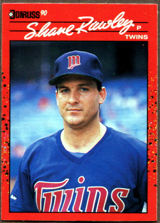 1990 Donruss 537 Shane Rawley Baseball Card Minnesota Twins