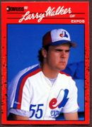 1990 Donruss #578 Larry Walker RC Baseball Card - Montreal Expos 