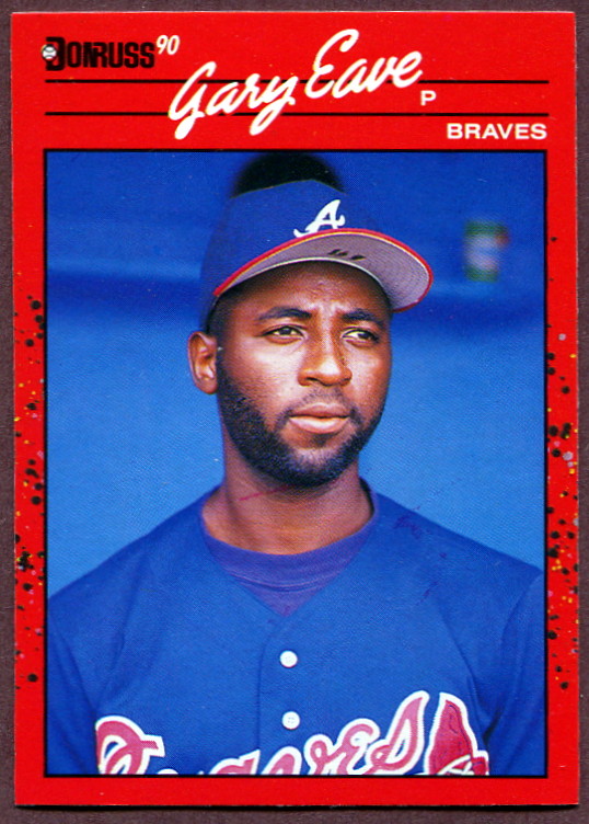 1990 Donruss 713 Gary Eave Baseball Card Atlanta Braves