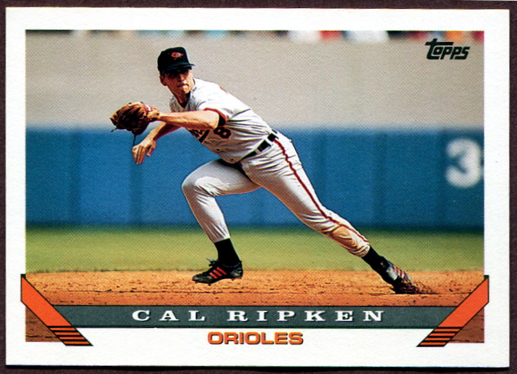 1993 Topps 300 Cal Ripken Baseball Card Baltimore Orioles