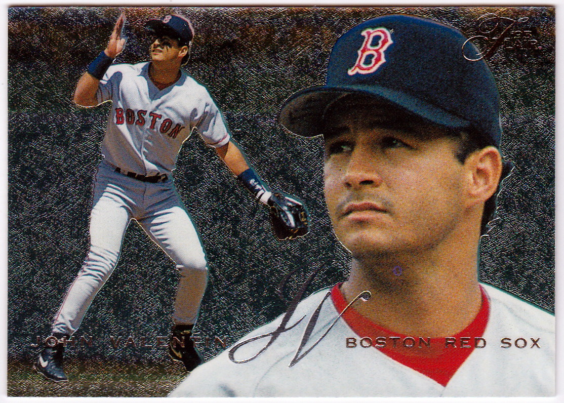 1995 Flair 14 John Valentin Baseball Card Boston Red Sox