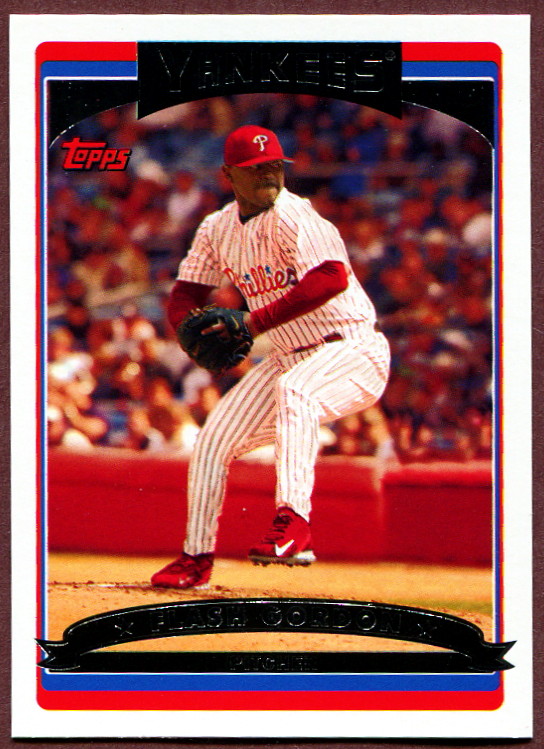 2006 Topps 163 Flash Gordon Baseball Card New York Yankees