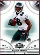 2008 Donruss Threads #100 Reggie Brown Football Card - Philadelphia Eagles