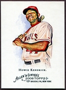 2008 Topps Allen and Ginter #169 Howie Kendrick Baseball Card - Los Angeles Angels