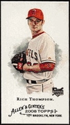 2008 Topps Allen and Ginter Mini #291 Rich Thompson Baseball Card - Los Angeles Angels
