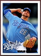 2010 Topps #382 Kyle Davies Baseball Card - Kansas City Royals 
