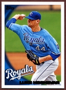 2010 Topps #437 Luke Hochevar Baseball Card - Kansas City Royals 