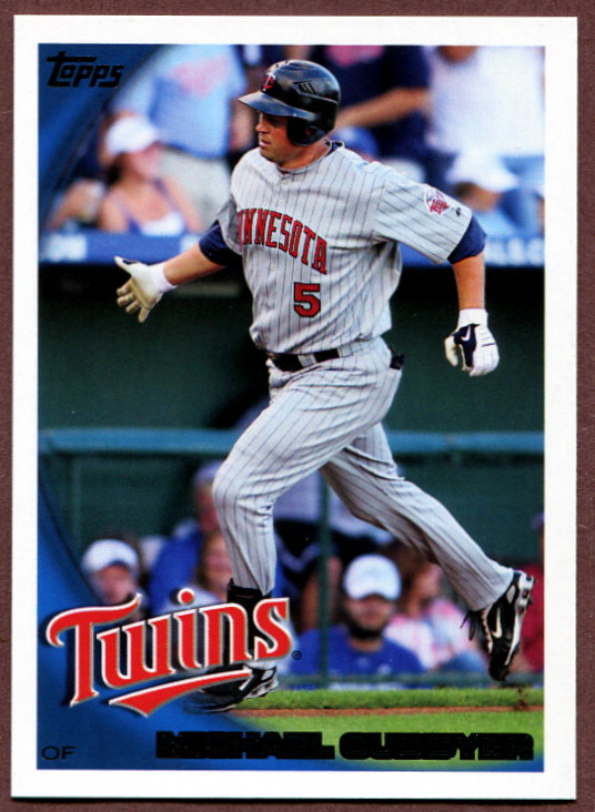 2010 Topps 537 Michael Cuddyer Baseball Card Minnesota Twins