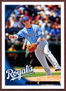 2010 Topps #610 Alex Gordon Baseball Card - Kansas City Royals 