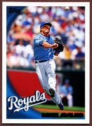 2010 Topps #651 Mike Aviles Baseball Card - Kansas City Royals 