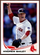 2013 Topps Update #US107 Andrew Bailey Baseball Card - Boston Red Sox 