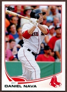 2013 Topps Update #US185 Daniel Nava Baseball Card - Boston Red Sox 