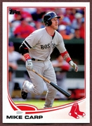 2013 Topps Update #US307 Mike Carp Baseball Card - Boston Red Sox 