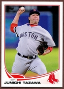 2013 Topps Update #US314 Junichi Tazawa Baseball Card - Boston Red Sox 