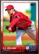 2015 Topps #326 C.J. Wilson Baseball Card - Los Angeles Angels