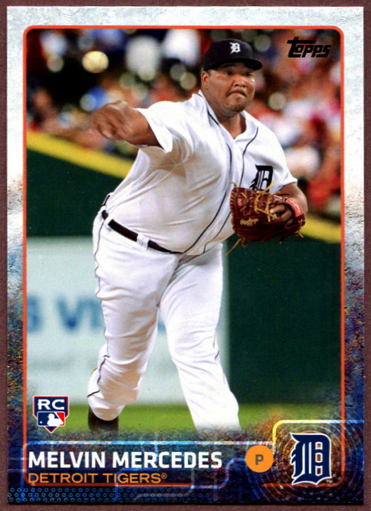 2015 Topps 484 Melvin Mercedes RC Baseball Card Detroit Tigers