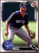 2016 Bowman Draft #BD123 Forrest Wall Baseball Card - Colorado Rockies 