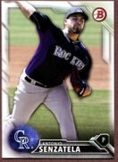 2016 Bowman Draft #BD124 Antonio Senzatela Baseball Card - Colorado Rockies