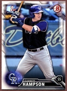 2016 Bowman Draft #BD63 Garrett Hampson Baseball Card - Colorado Rockies