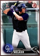 2016 Bowman Draft #BD78 Colton Welker Baseball Card - Colorado Rockies