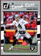 2016 Donruss #217 Derek Carr Football Card - Oakland Raiders