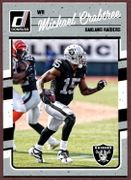 2016 Donruss #220 Michael Crabtree Football Card - Oakland Raiders