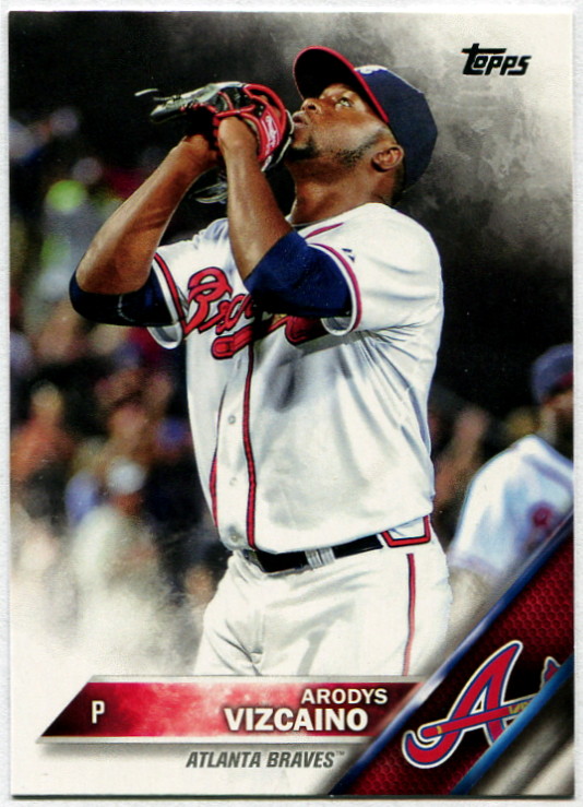 2016 Topps 636 Arodys Vizcaino Baseball Card Atlanta Braves
