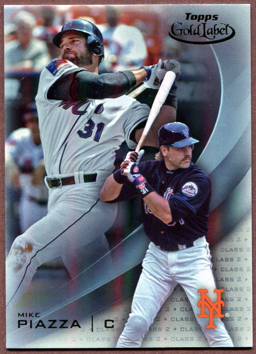 2016 Topps Gold Label Class 2 78 Mike Piazza Baseball Card New York Mets