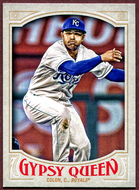 2016 Topps Gypsy Queen 248 Christian Colon Baseball Card Kansas City Royals