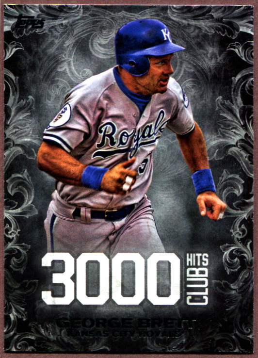 2016 Topps Update 3000 Hits Club 3000H10 Brett Baseball Card