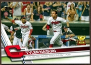 2017 Topps #203 Tyler Naquin Baseball Card - Cleveland Indians