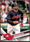 2017 Topps #239 Rajai Davis Baseball Card - Cleveland Indians