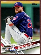 2017 Topps #257 Corey Kluber LL Baseball Card - Cleveland Indians