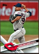 2017 Topps #31 Carlos Carrasco Baseball Card - Cleveland Indians
