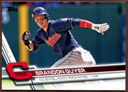 2017 Topps #312 Brandon Guyer Baseball Card - Cleveland Indians