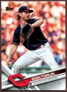 2017 Topps #342 Josh Tomlin Baseball Card - Cleveland Indians