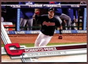 2017 Topps #419 Roberto Perez Baseball Card - Cleveland Indians 