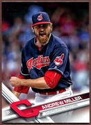 2017 Topps #422 Andrew Miller Baseball Card - Cleveland Indians 