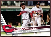 2017 Topps #535 Lonnie Chisenhall Baseball Card - Cleveland Indians 