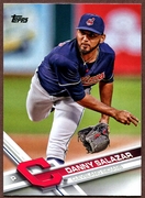 2017 Topps #56 Danny Salazar Baseball Card - Cleveland Indians