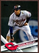 2017 Topps #605 Michael Brantley Baseball Card - Cleveland Indians 