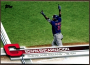 2017 Topps #630 Edwin Encarnacion Baseball Card - Cleveland Indians 